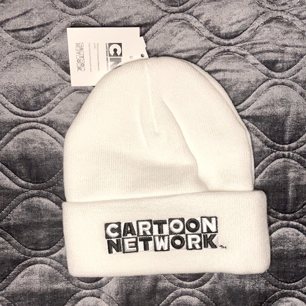 White Cartoon Network Beanie